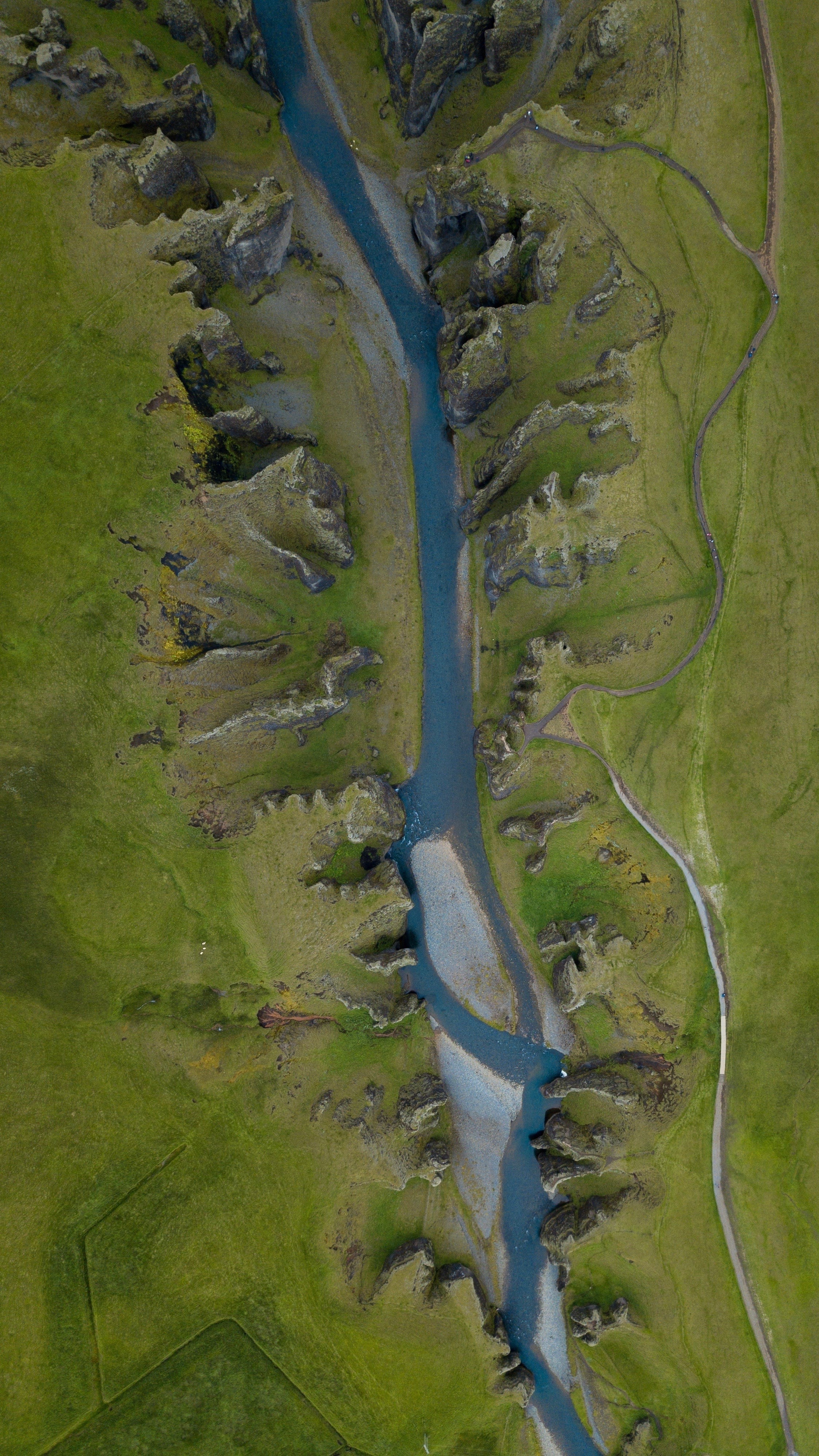 iceland's rivers write in cursive.